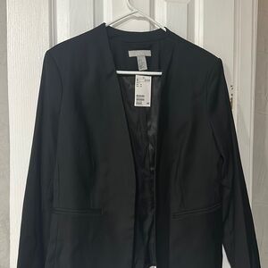 H & M Blazer Jacket Black